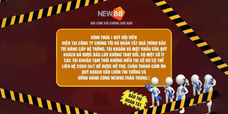 Bảo Trì NEW88 - Lý Do Và Quy Trình Chi Tiết Người Chơi Nên Biết 2025 3 Quy trình bảo trì new88