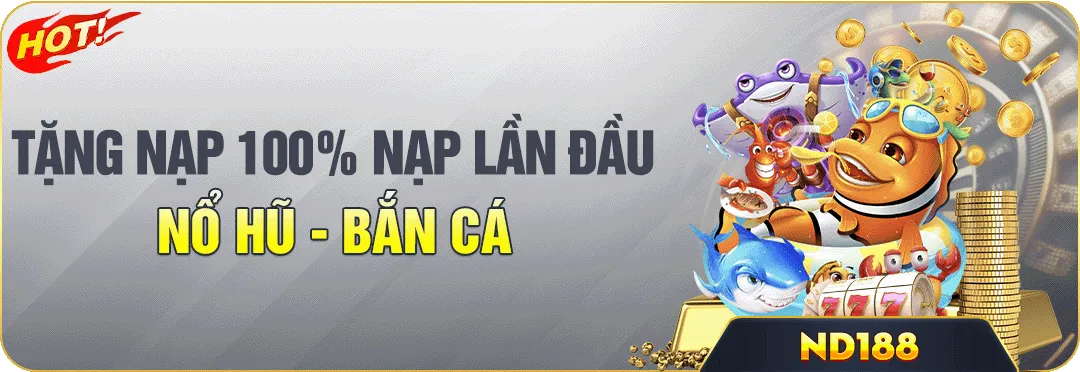 NEW88 THƯỞNG 100% NẠP ĐẦU NỔ HŨ BẮN CÁ